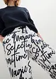 Pantalon imprimé à taille élastiquée, bonprix