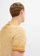 T-shirt col tunisien en 100% coton, aspect délavé, bonprix