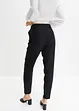 Verkürzte High-Waist-Hose aus Leinen-Viskose-Mix, bonprix