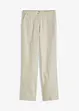 High-Waist-Hose aus Leinen-Viskose-Mix, bonprix