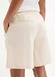 Bermuda mit Leinen, High Waist mit Bequembund, bonprix