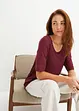 Rundhalsshirt aus softer Viskose, bonprix