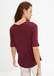 Rundhalsshirt aus softer Viskose, bonprix