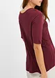 Rundhalsshirt aus softer Viskose, bonprix