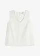 Blouse sans manches en coton avec broderie anglaise, bpc bonprix collection