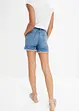 Jeans-Shorts Mid Waist, Lochstickerei, bonprix