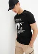 T-Shirt aus reiner Bio-Baumwolle, Slim Fit, bonprix