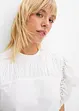 Shirt mit Lochstickerei, bonprix