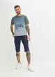 T-Shirt aus Bio-Baumwolle mit Farbverlauf, John Baner JEANSWEAR