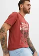 T-Shirt aus Bio-Baumwolle mit Motorrad-Druck, John Baner JEANSWEAR