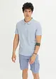 Poloshirt, Kurzarm aus Bio Baumwolle mit Minimaldruck, bpc bonprix collection