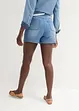 Short en jean, taille haute, extensible, John Baner JEANSWEAR