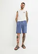 Schlupf-Bermuda mit Leinen, Loose Fit, John Baner JEANSWEAR