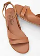 Sandales en cuir, bonprix