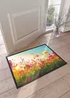 Tapis de protection avec pré fleuri, bonprix