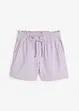 Leinen-Paperbag-Shorts, bonprix