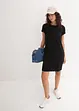 Boxy-Jerseykleid aus Bio-Baumwolle, Kurzarm, bonprix