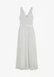Robe de mariée brodée de sequins avec jupe en tulle amovible, bonprix