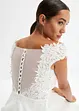 Carmen-Brautkleid mit Spitze, bonprix