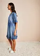 Robe en jean avec volants, bonprix