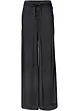 Pantalon large et fluide à taille élastiquée, bonprix