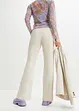 High-Waist-Hose aus Leinen-Viskose-Mix, bonprix