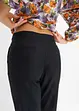 High-Waist-Hose aus Leinen-Viskose-Mix, bonprix