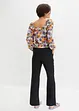 High-Waist-Hose aus Leinen-Viskose-Mix, bonprix