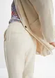 High-Waist-Hose aus Leinen-Viskose-Mix, bonprix