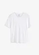 T-shirt avec détail en dentelle, bonprix