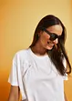 T-shirt avec détail en dentelle, bonprix