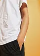 T-shirt avec détail en dentelle, bonprix