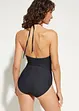 Maillot 1 pièce sculptant avec dentelle, maintien modéré, bonprix