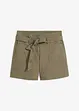 Twill-Shorts mit Bindegürtel, bpc bonprix collection