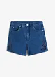 High-Waist-Shorts mit Stickerei, BODYFLIRT boutique