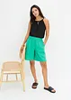 Short en lin mélangé avec taille élastiquée, bonprix