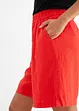 Short en lin mélangé avec taille élastiquée, bonprix