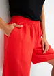Short en lin mélangé avec taille élastiquée, bonprix
