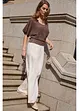 Marlenehose aus leicht glänzender Viskose, bonprix