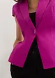Blazer à manches courtes en satin de coton, bonprix
