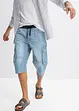 Bermuda long en jean, Loose Fit, bonprix