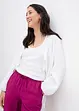 Pantalon ample à taille élastiquée en viscose mélangée, bonprix