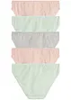 Lot de 5 slips coton, bonprix