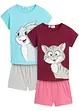 Pyjashort fille (Ens. 4 pces.), bonprix