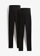 Umstandsleggings aus Bio-Baumwolle (2er Pack), bonprix