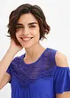 Cold-Shoulder-Shirt mit Spitze, BODYFLIRT