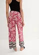 Pantalon palazzo doux en viscose extensible, bonprix
