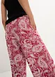 Pantalon palazzo doux en viscose extensible, bonprix