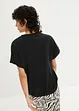 Shirt mit Bindedetail am Saum aus Baumwolle-Viskose-Mix, bonprix