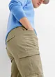 Pantalon cargo extensible Slim Fit, jambes droites, bonprix